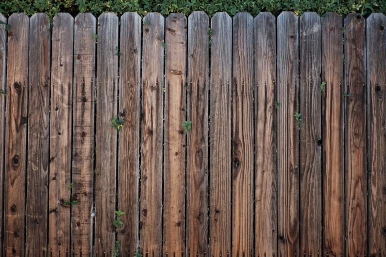 Hidden Time Cost wooden fencing