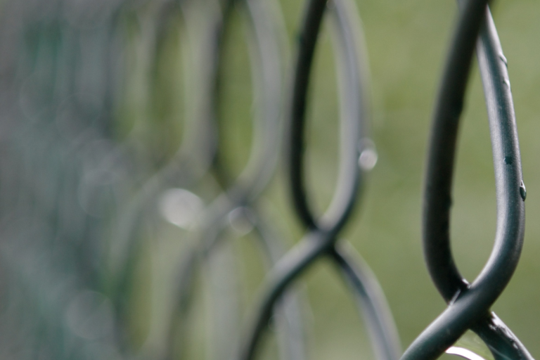 CF- Spring Storms chain link in spring storms