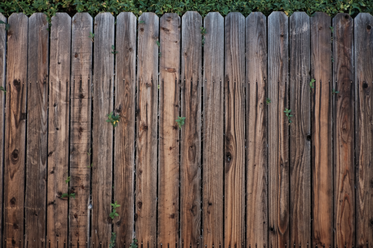 wooden fence